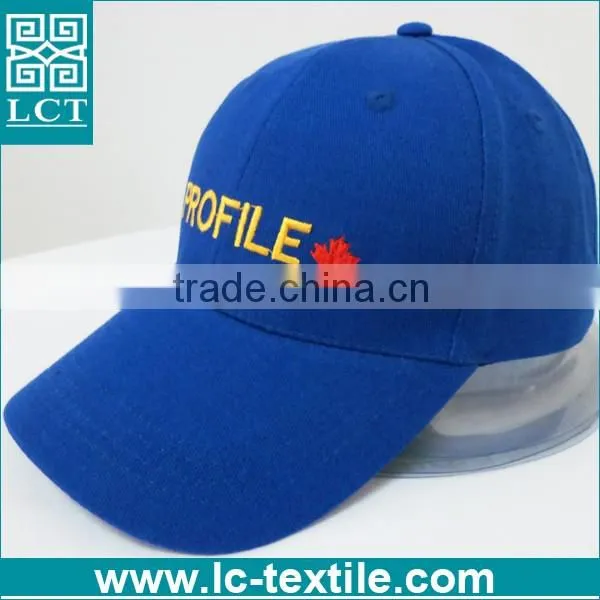 LCTN1841Low Minimum loyal blue Brushed Twill cotton cap baseball