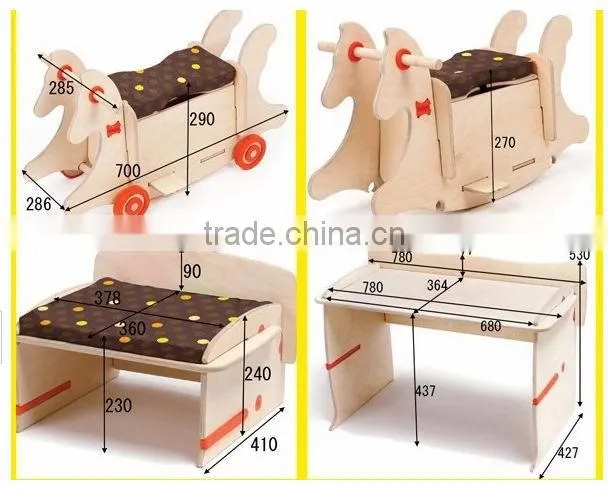 Hot sale item --- child furniture (includes 11pcs per set)