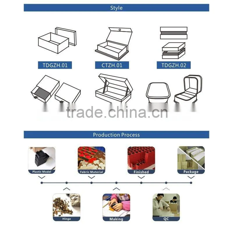 Luxury custom red small jewelry package box