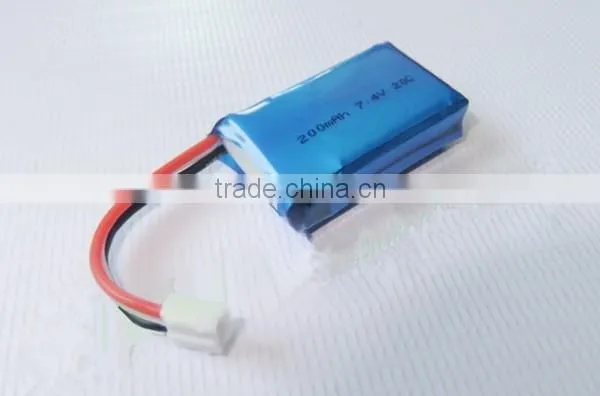 Remote control aircraft 7.4V 200mAh 20C polymer lithium battery