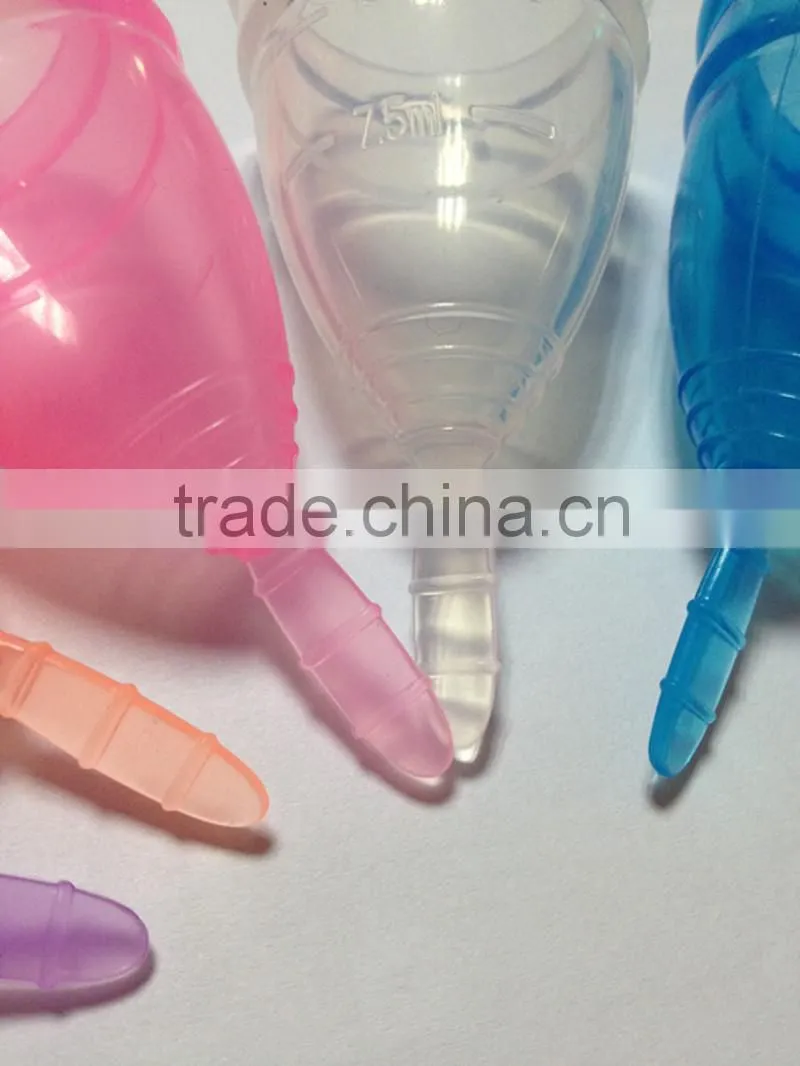 12 Hours Menstruation Protection silicone cup Menstrual Period Cup