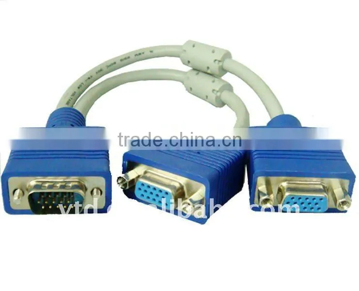 black color high speed dvi to vga adapter