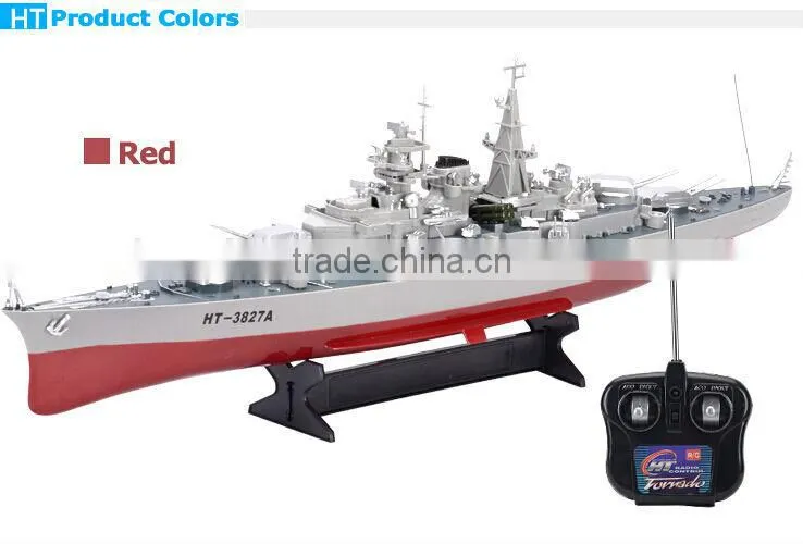 Newest 4CH 1:360 Battleship, rc boat.