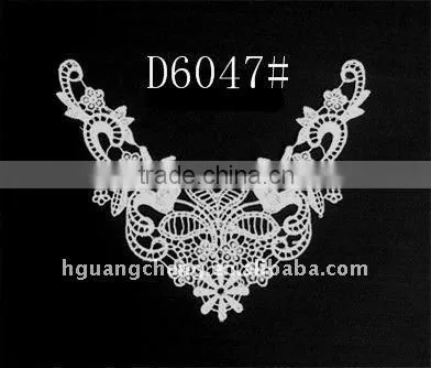 Wide floristic flower embroidery polyester Lace