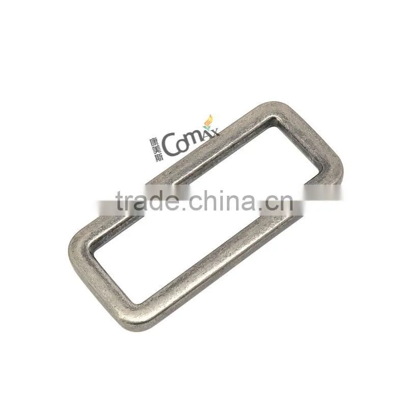Nickle Metal Bag Hardware Square Ring