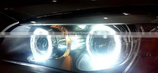 New !!! Waterproof rate IP 67 Motorcycle car Headlight white light Two Types 9-16V DC 12w LED work light+ Angel eyes
