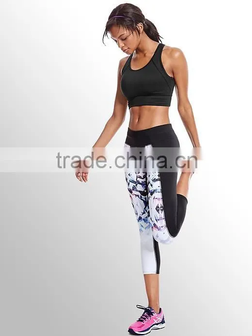 OEM Custom Made Dry Fi Brazilian Yoga Pants fitness capris