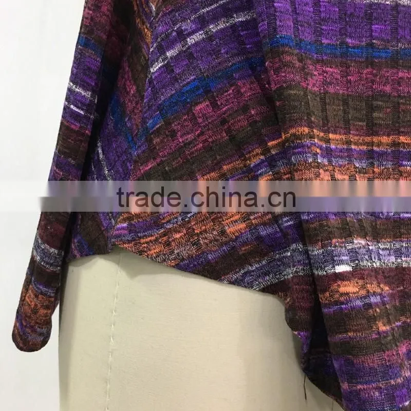 Women knitted long jacket