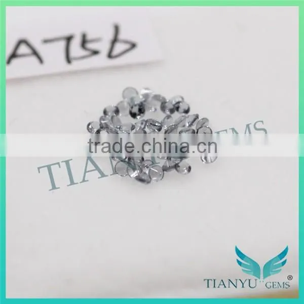 Wholesale Loose Artificial gems stone #A756 Round Brilliant Cut Nano Sital Gemstones for Jewellery Price