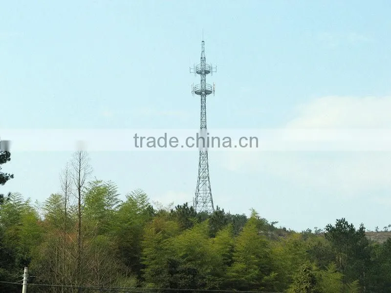 40M Hot dip galvanized Angle steel tower