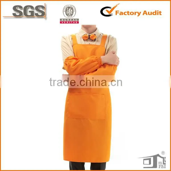 polycotton blank cafe uniform with front pocket wholesale