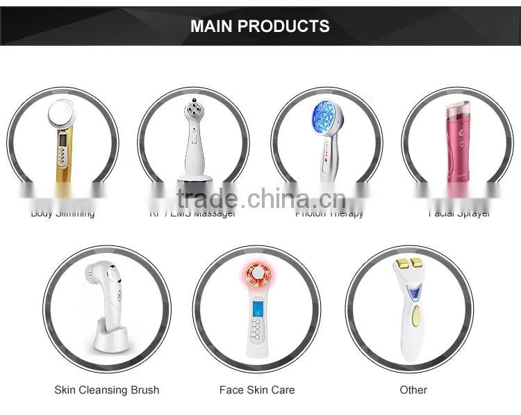 Handheld handheld ultrasonic face lift beauty machine aloe vera face massage cream Black Head Remover