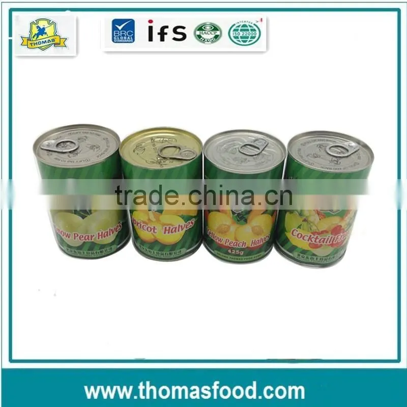 yellow peach can in halves in syrup