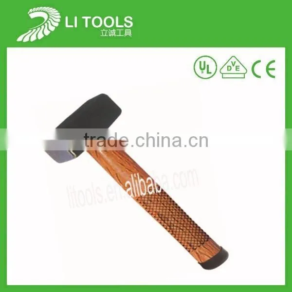 Carbon steel Good quality wood handle stone breaking hammer