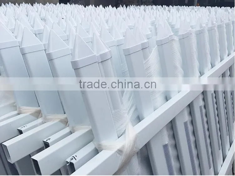 outdoor pvc galvanized steel garden edging fence plastic steel lawn edging fencing