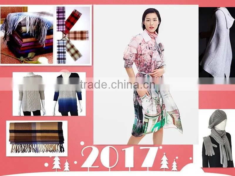 Erdos wholesale 2016 design printed blanket scarf shawl