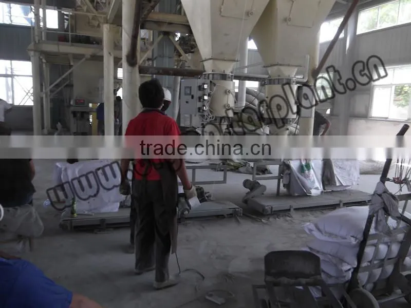 Automatic dry mortar packing machine for dry mortar plant