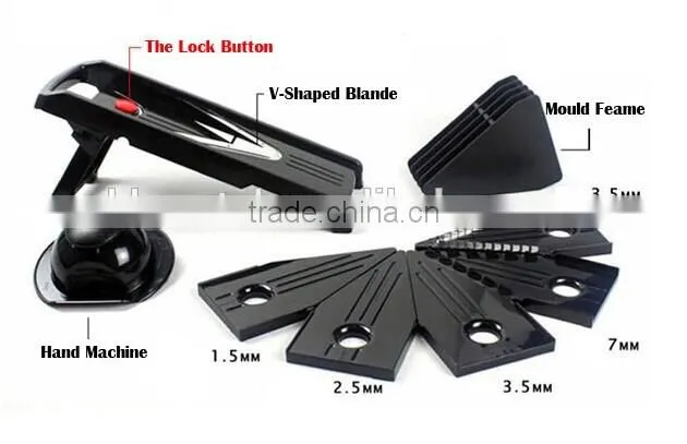 2015 black V-blade Mandoline slicer