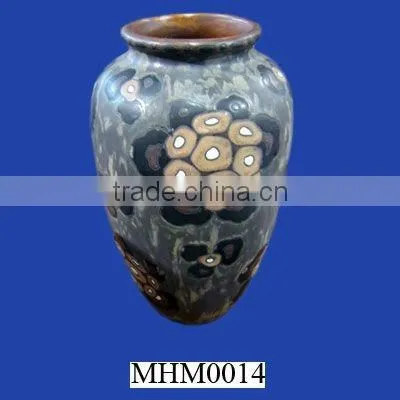 Natural deer design pocerlain vase