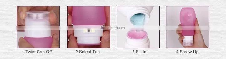 Silicone Travel Container with Sucker