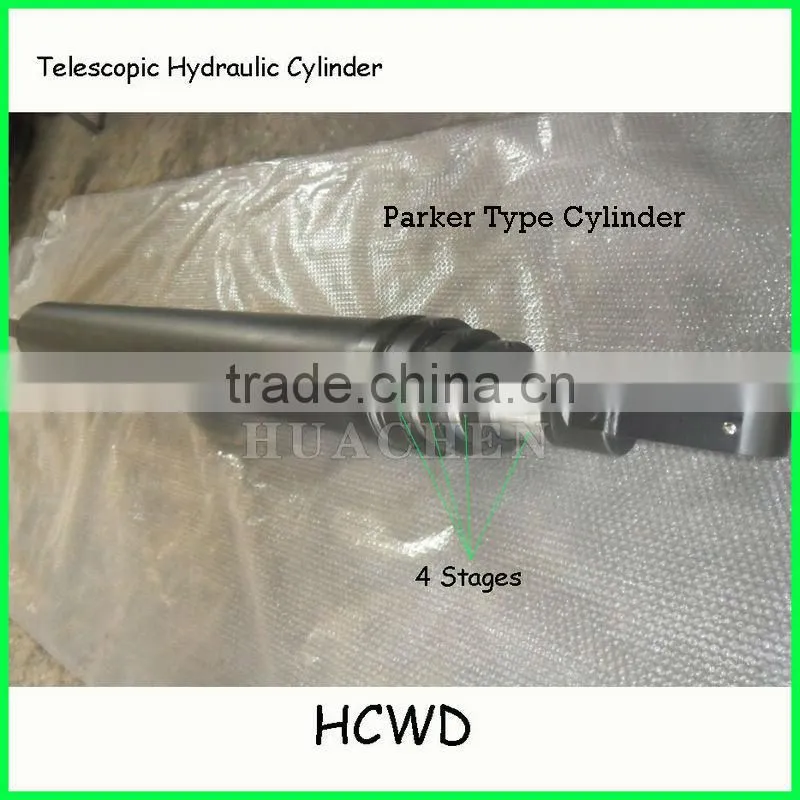 HYva Multi Stages Hydraulic Telescopic Cylinder for Trailer
