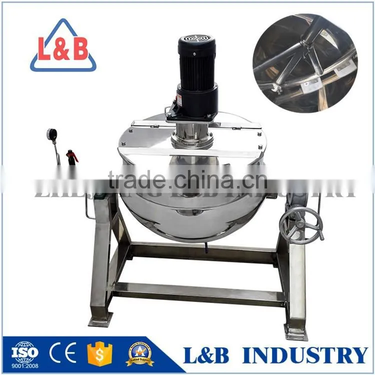 Wenzhou Tilting Porridge Making Machine, Gas Jacketed Kettle, Tilting Machine