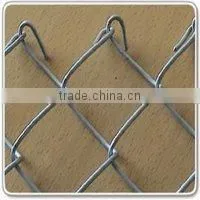 galvanized chain link fence