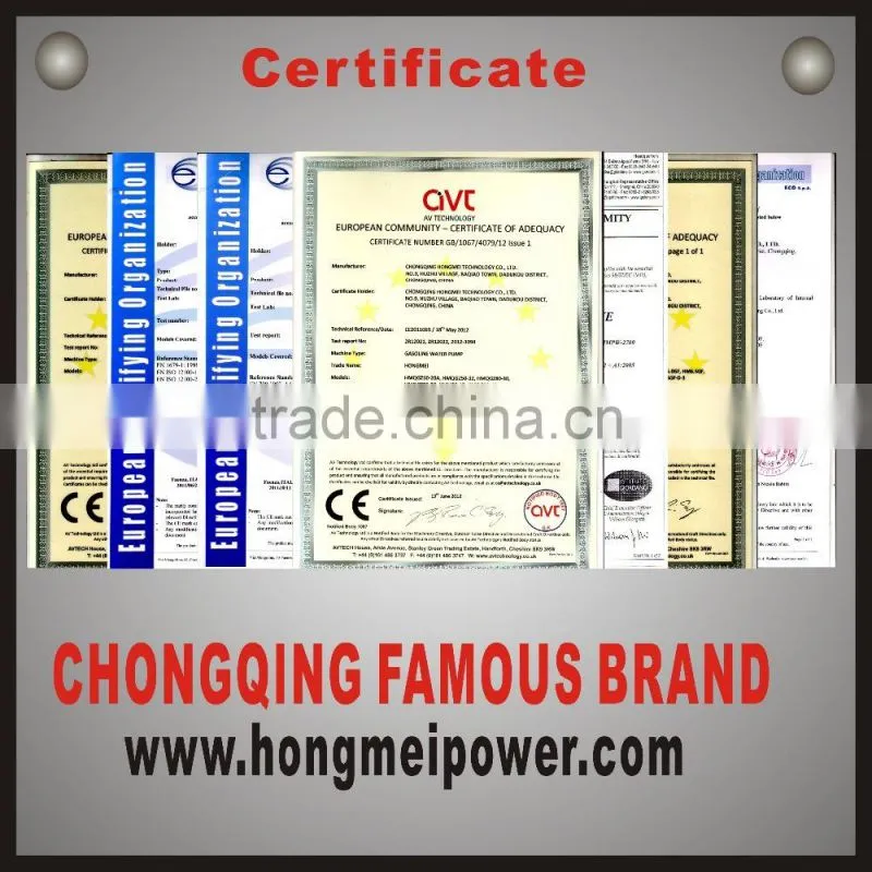 gasoline generator 6.5kw with CE Certification