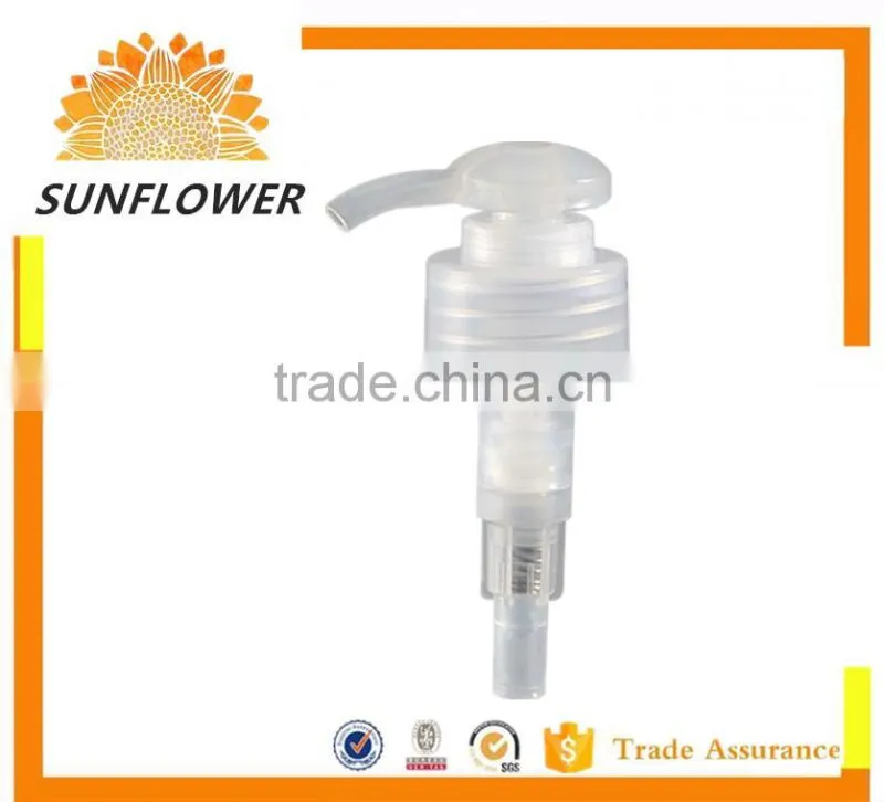 Alibaba 28/410 colorful lotion pump for bottles