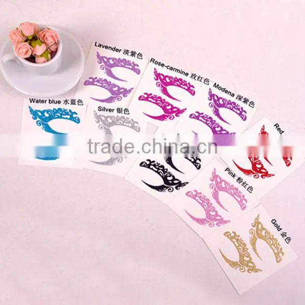 Test passed Glitter sticker for lip