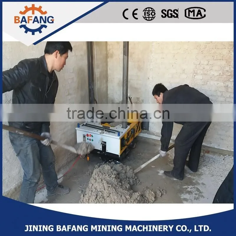 2017 China New Technology Constructions Wall Automatic Cement Plastering Machine for ceiling