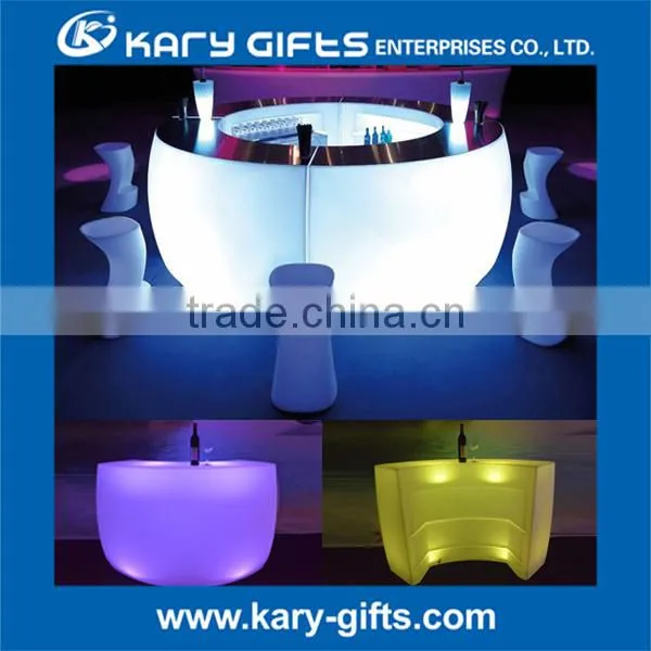 DMX Wireless Illuminated Bar Table Rechargeable Long Bar Table
