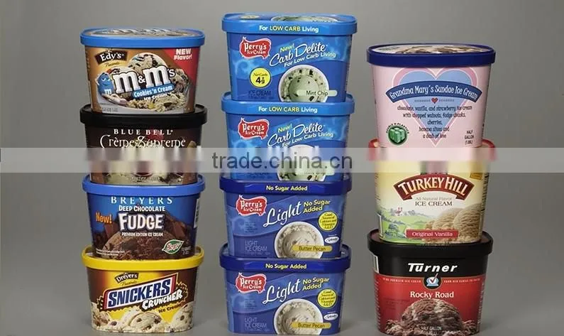 disposable custom IML plastic dessert cup