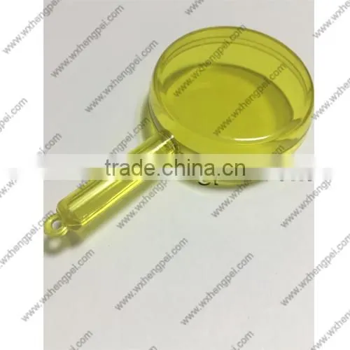 Cleverish portable cute yellow lollipop plastic storage jewelry box kit