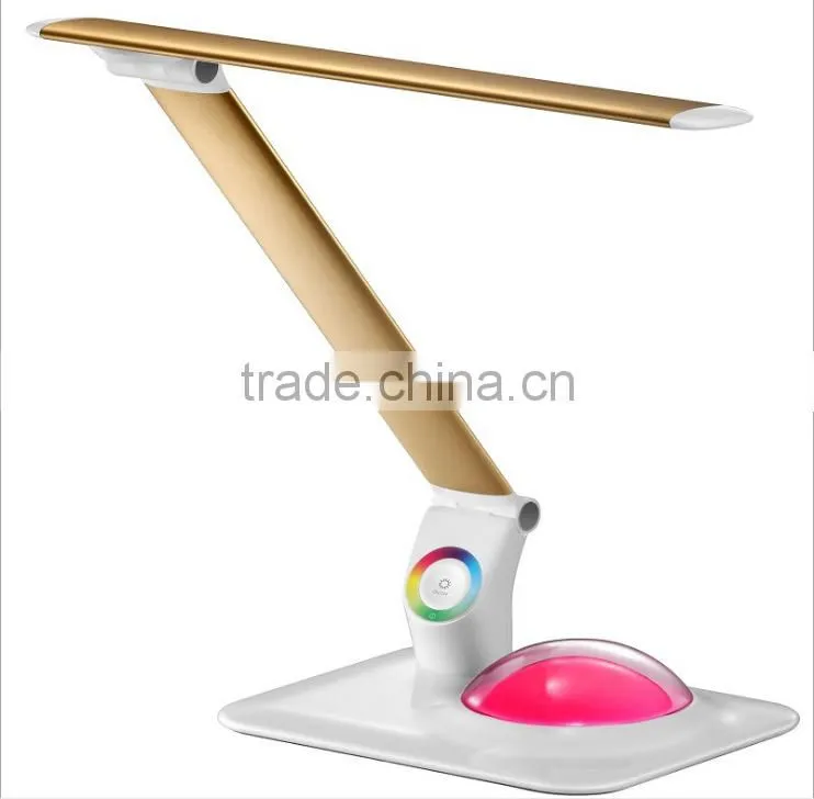 Foldable LED Aluminum Alloy Table Lamp, Eye-protecting Light Source Atmosphere Night Lamp For Office
