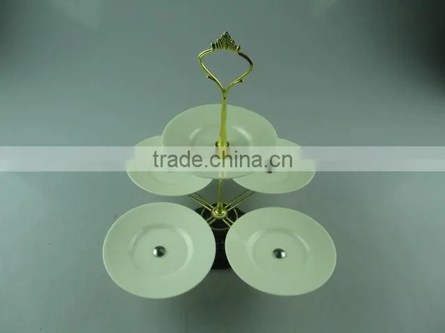 Wholesale ceramic cake stand/candy stand for weeding/party/daily use in stock