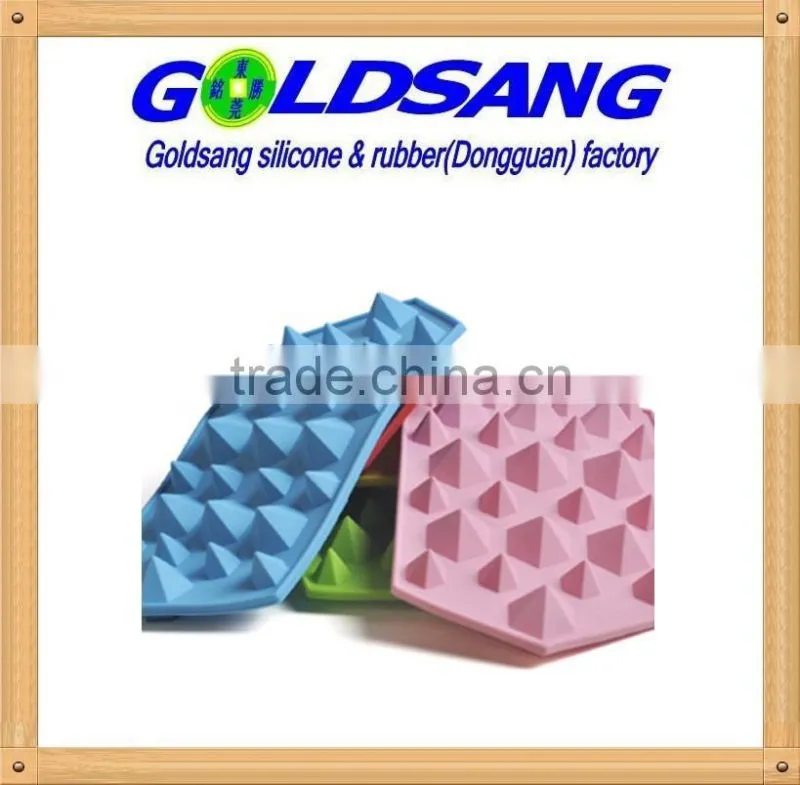 Eco-friendly creative silicone diamond ice cube tray