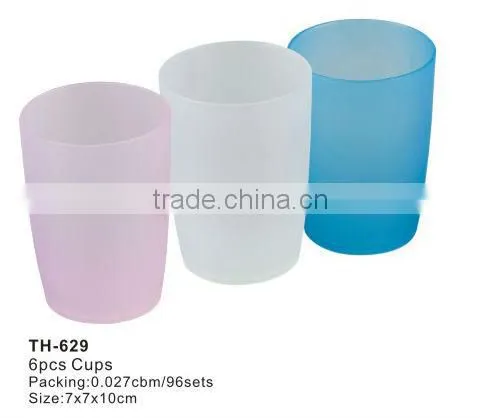 6pcs plastic water Cup water bottle set