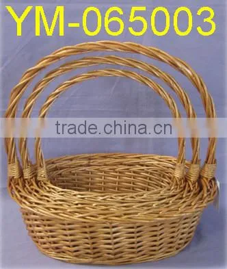 wicker christmas basket