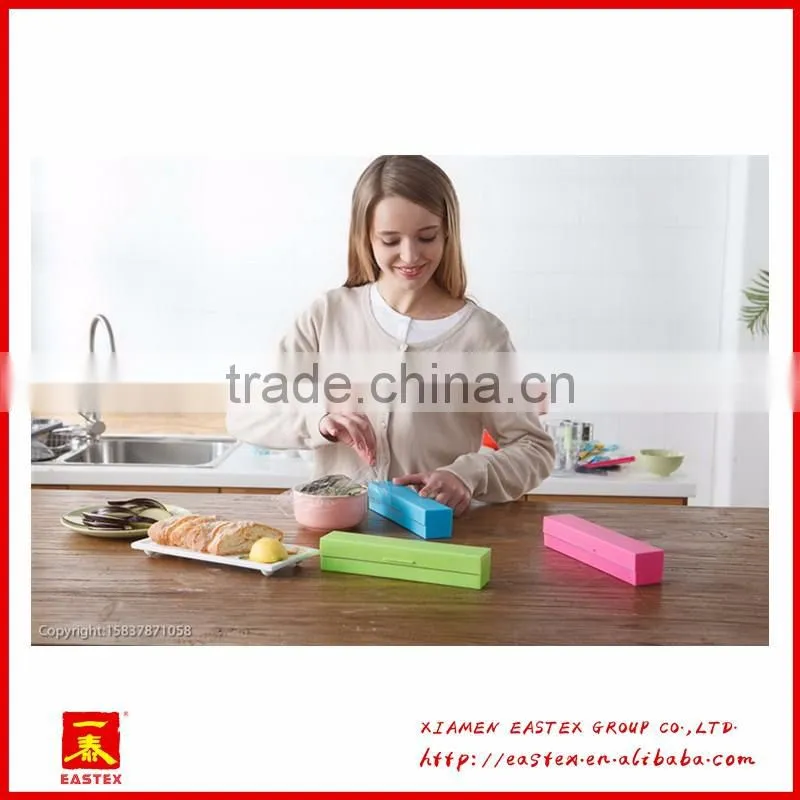 Convenient kitchen tool Cling Film Slide Cutter & cling film cutter