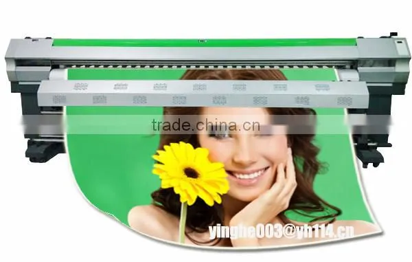 High quality High resolution dual head flex banner printer 3200MM
