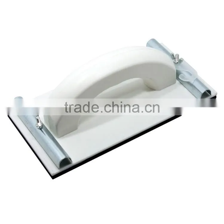 Abrasive tool plastic sanding block for sand paper
