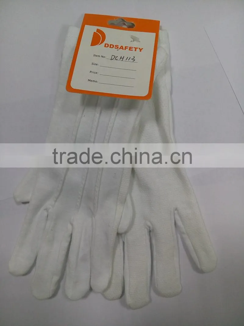 DDSAFETY Hot Sale Cotton With Anti Static Gloves Safety Gloves
