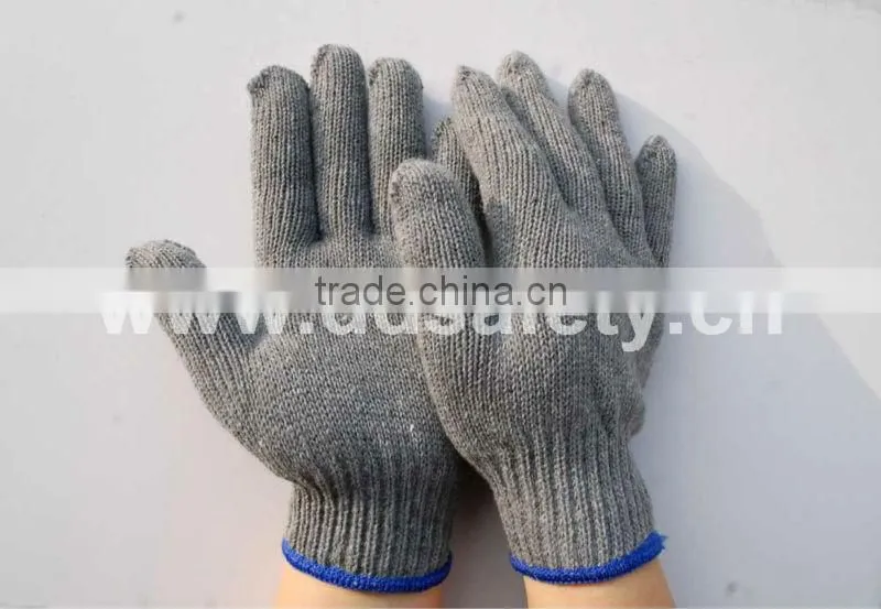 DDSAFETY 2017 7 Gauge Grey Cotton Knitted Safety Gloves