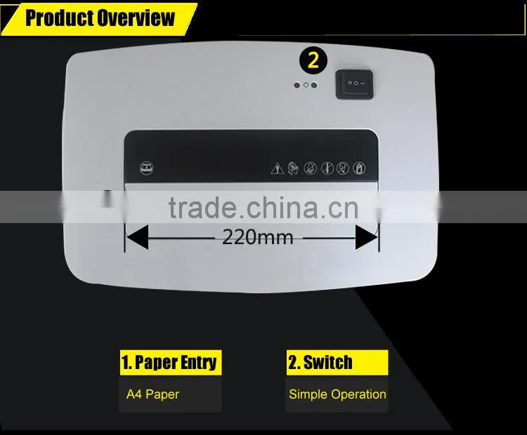 JP-2106M small and smart for office and home shredder machine