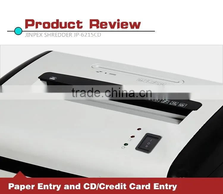 JP-6215CD Best Seller office paper shredder cheapest Cross Cut A4