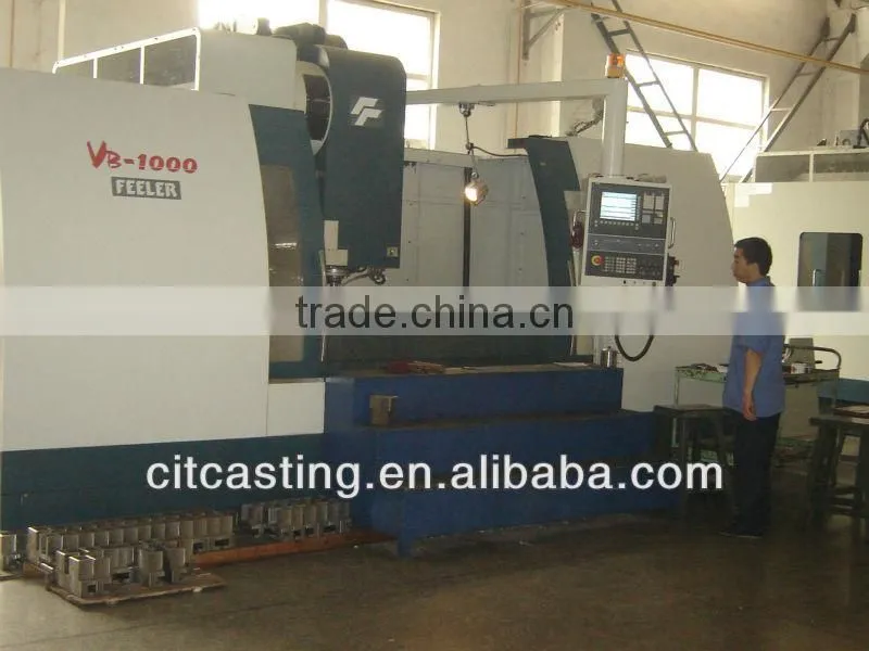 Customized Casting Iron Ductile Iron Casted Gearbox Body Of High Speed Train
