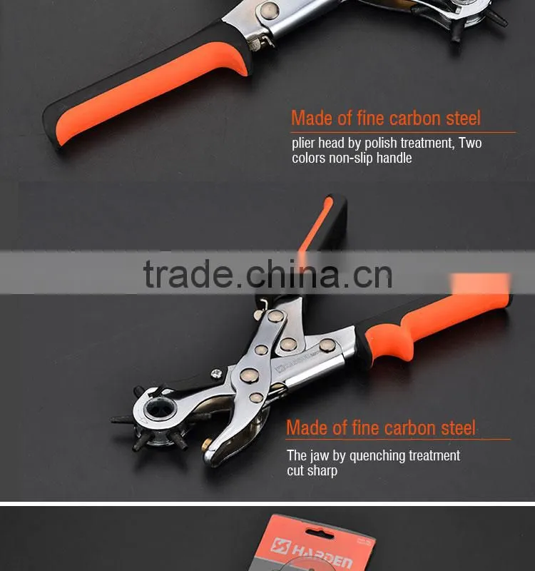 Can Be Customized Chrome Vanadium Professional Rotary Punch (round hole and oval hole)