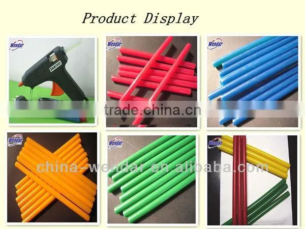Top grade colored eva hot melt glue stick,hot melt adhesive glue stick