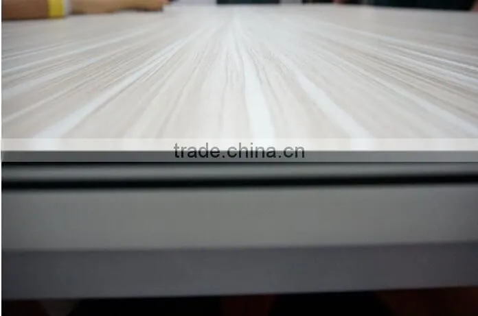 New design hot sale 4 seat wooden used standard sizes of workstation